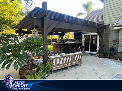 Wood Patio Covers & Pergolas Newport Beach 134